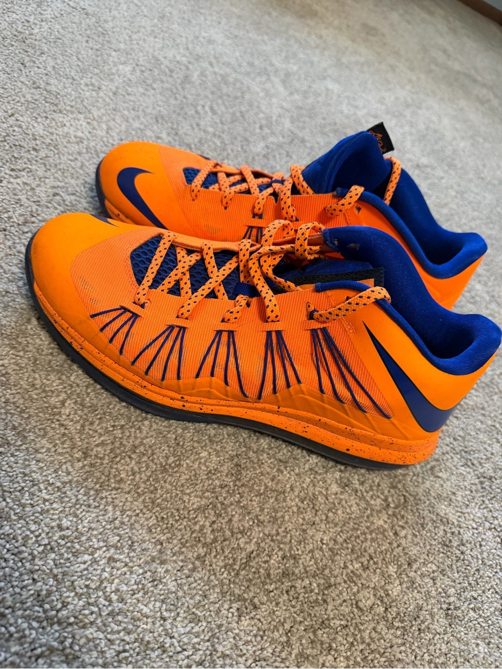 Mens Nike Lebron X Low-Top Sneakers size 10